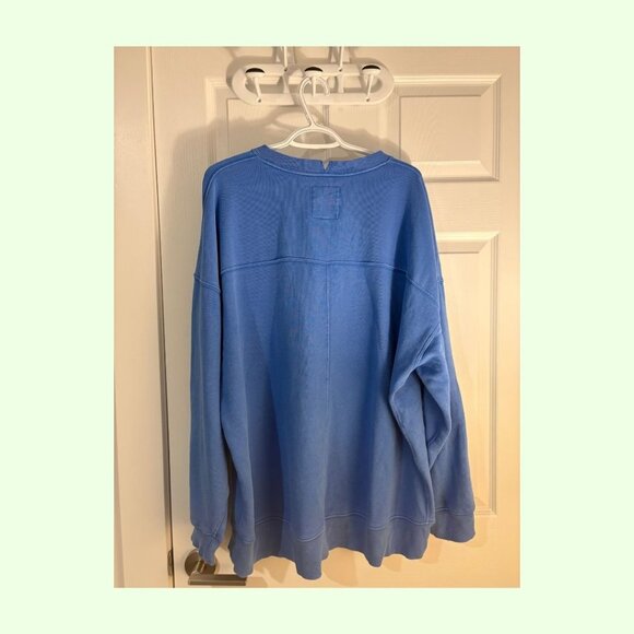 Aerie "The Chill Crew" Sweatshirt, Blue, Size L - Picture 3 of 4